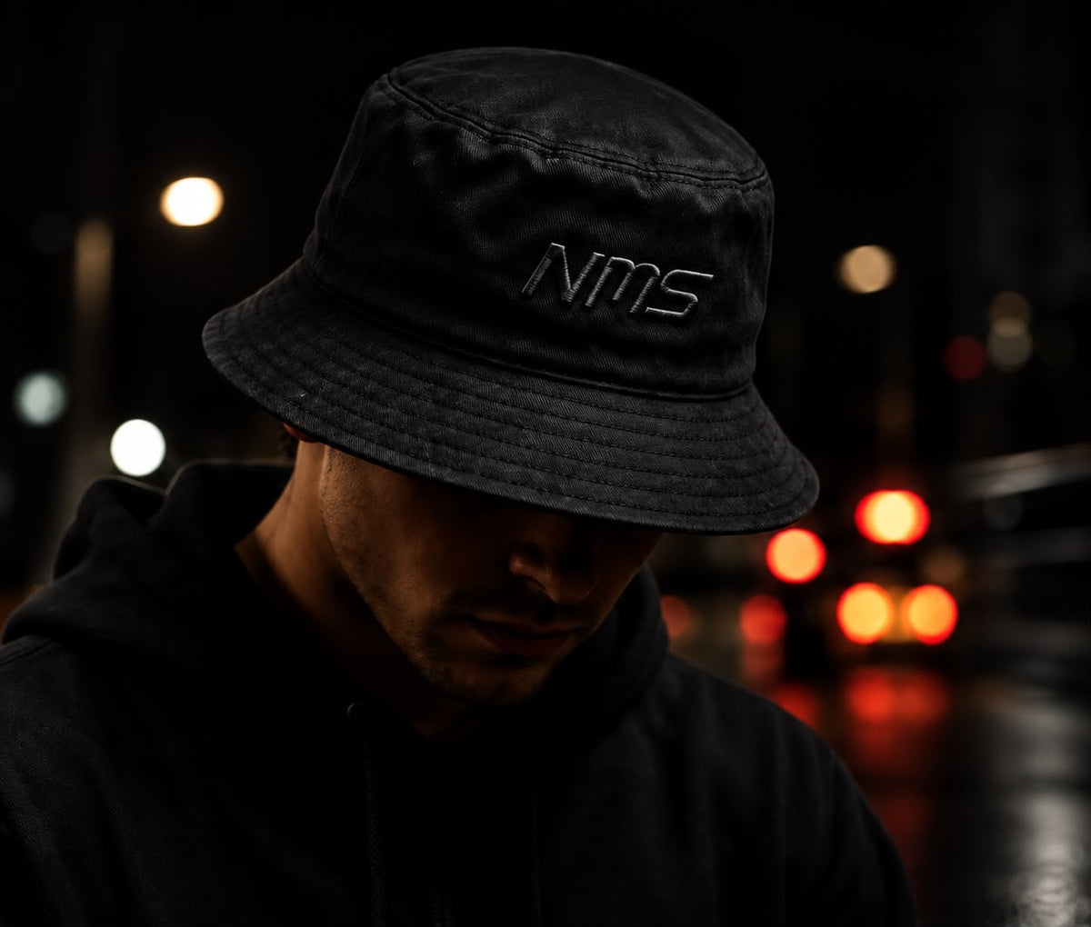 NMS Black Bucket Hat